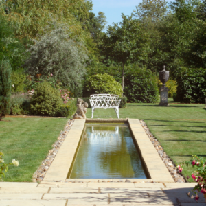 formal garden pond ideas